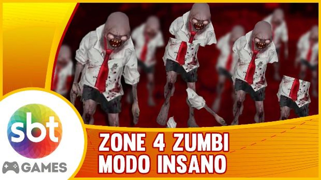 Zone 4 - INSANIDADE ZUMBI. Ataque em DUPLA!