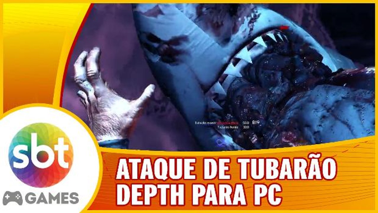 EXCLUSIVO: ATAQUE DE TUBARÃO, Sangue e Mergulhadores Ladrões - Gameplay de Depht