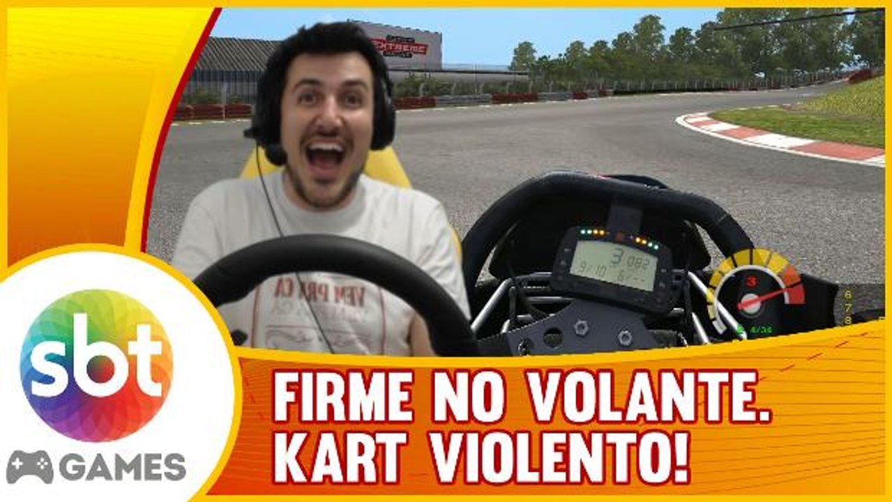Stock Car EXTREME - ACELERANDO num KART PROFISSIONAL!
