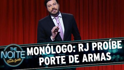 Monólogo: RJ aprova lei que proíbe porte de armas brancas
