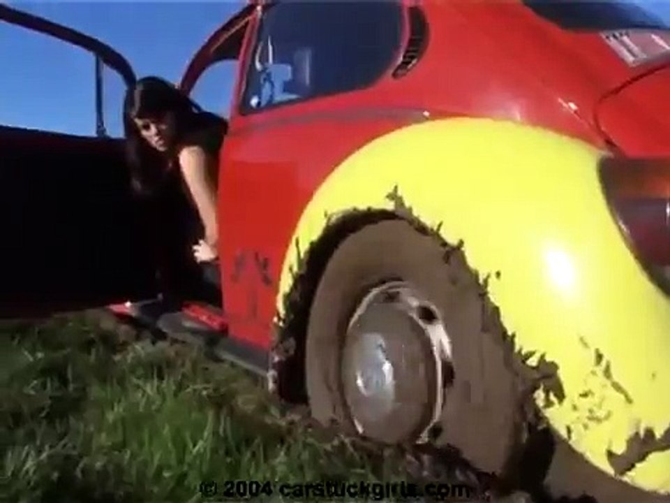 VW beetle stuck