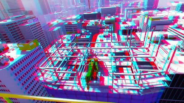 Mirror's Edge - Prologue - HD Stereoscopic 3D (Anaglyph)