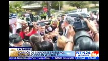 Pormenores de la visita de cuatro senadores oficialistas brasileños a Caracas