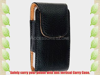 Tải video: For Sony Ericsson W518 / W508 Vertical Case with Beige Interior Pouch Case Holster