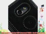 PDair Leather Case for HTC 7 Surround T8788 - Book Type (Black)