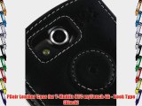 PDair Leather Case for T-Mobile HTC myTouch 4G - Book Type (Black)