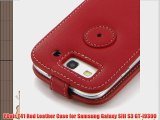 PDair T41 Red Leather Case for Samsung Galaxy SIII S3 GT-i9300