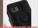 PDair Leather Case for HTC Velocity 4G X710s - Book Type (Black)