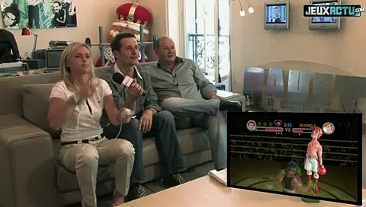 Jeux actu TV/ STAR SELECT Cauet et Cecile de Menibus