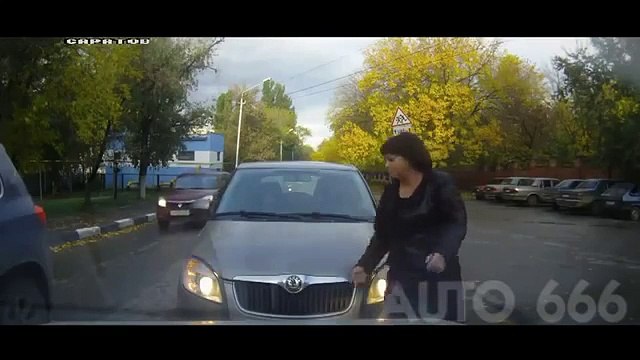 Быдло на дороге во всей красе