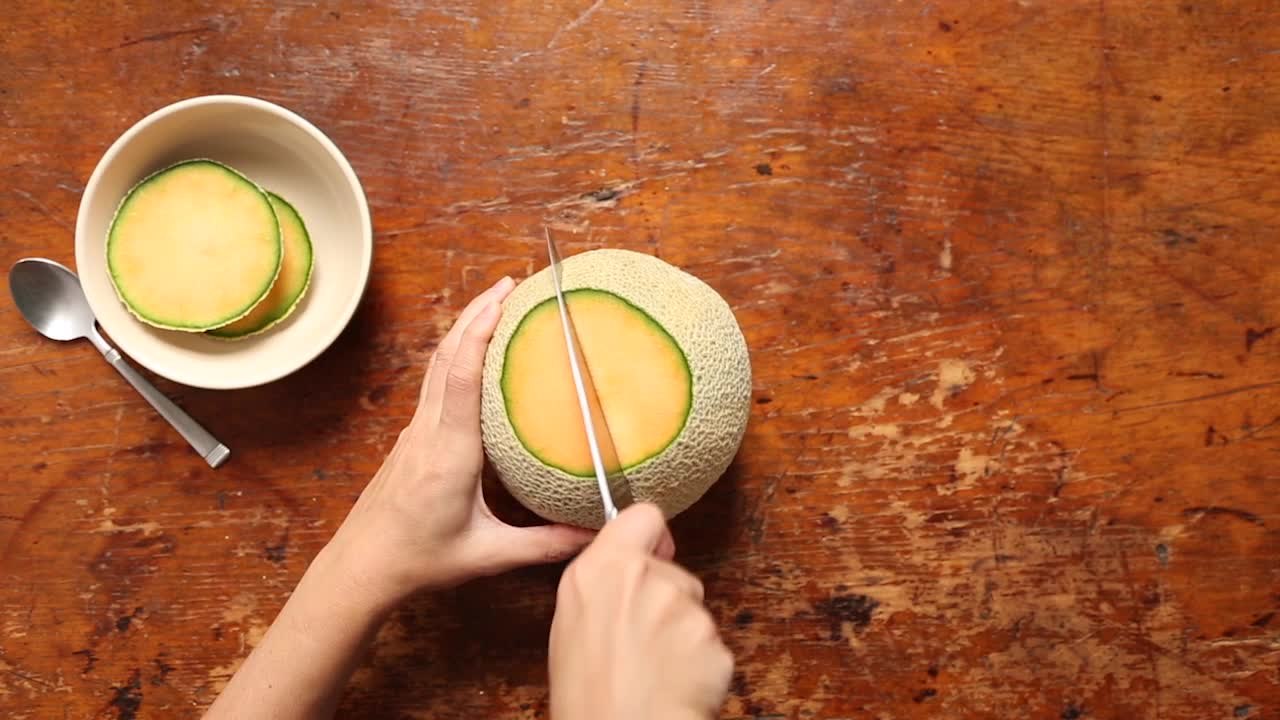 How to Cut a Cantaloupe