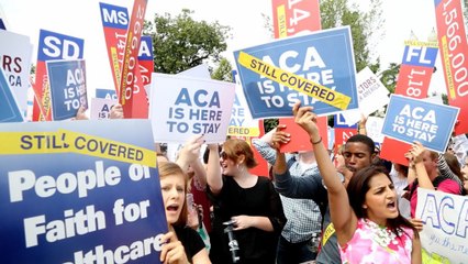 Obamacare&apos;s supporters cheer Supreme Court decision