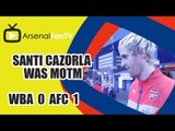 Santi Cazorla Was MOTM - West Brom 0 v Arsenal 1