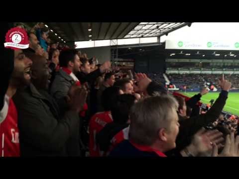 GameCam inside Hawthorns Stadium - West Brom 0 Arsenal 1