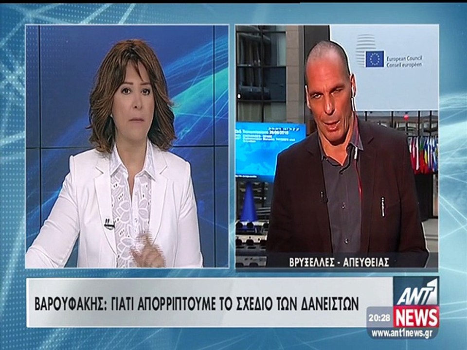 Βαρουφάκης στον Αντέννα