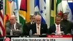 La OEA suspende a Honduras tras Golpe de Estado Coup in Honduras