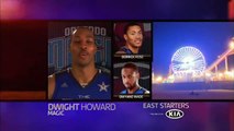 Dwight Howard and Kobe Bryant - funny introducing  NBA all stars 2011