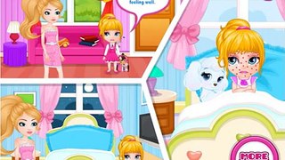 Baby Barbie Chickenpox Attack Video Game for Girls - Baby Barbie Game