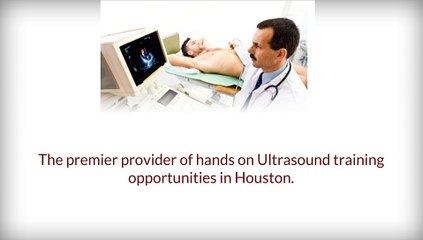 Hands On Ultrasound Training