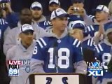 Peyton Manning Talks at Colts Superbowl Celebration in Indy