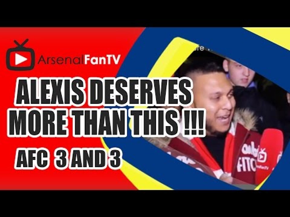 Alexis Deserves More Than This - Arsenal 3 Anderlecht 3