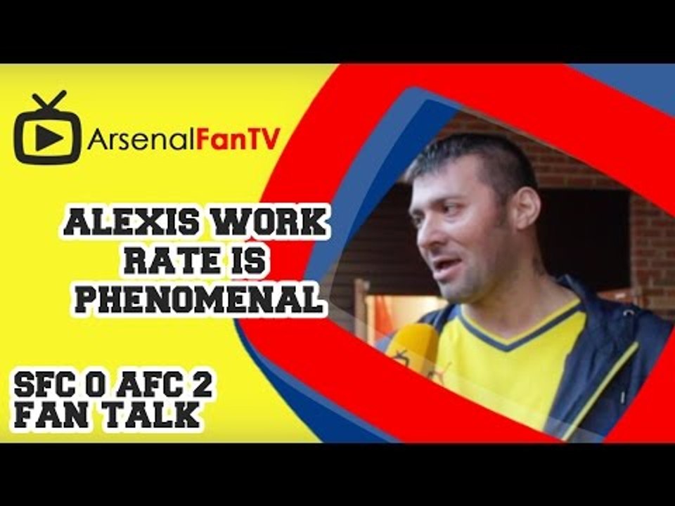 Alexis Work Rate Is Phenomenal -  Sunderland 0 Arsenal 2