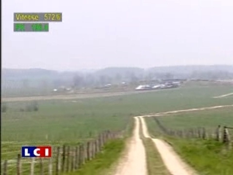 Record du monde TGV 03/03/07 574,8 KM/H!