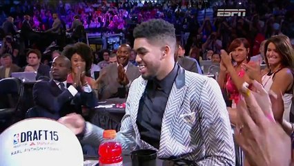 Timberwolves Select Karl-Anthony Towns 1st in 2015 Draft