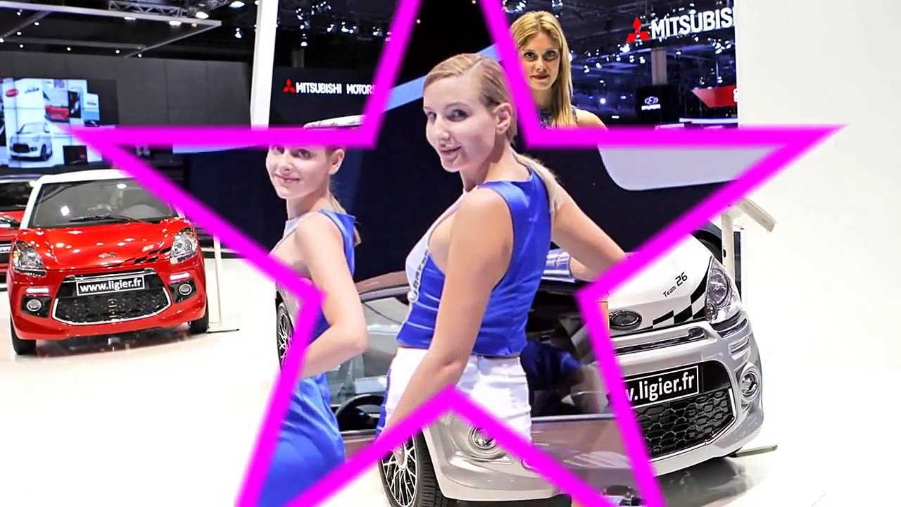 Girls of the Paris Motor Show 2014