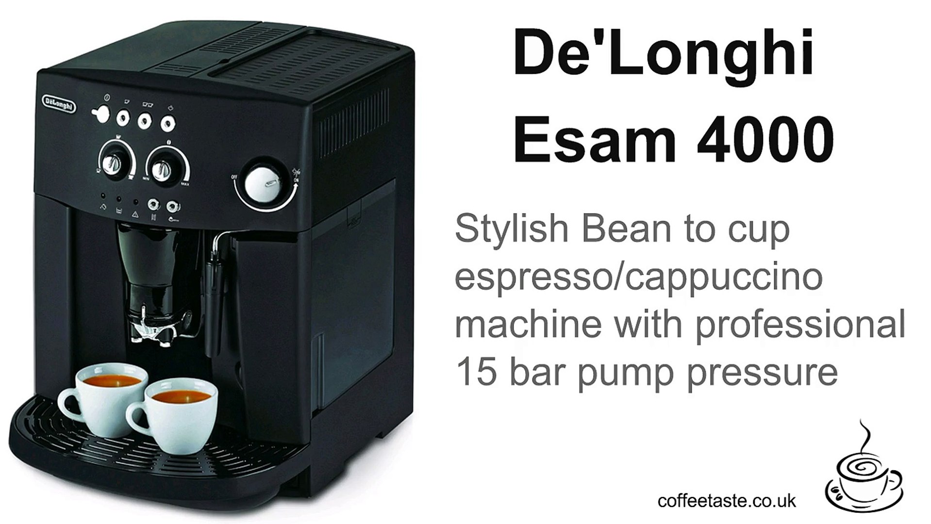 DeLonghi ESAM 4000 Magnifica Review video Dailymotion