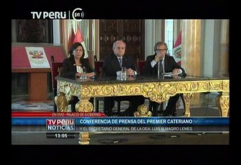 Pedro Cateriano: "El asunto con Chile ha sido superado"