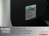 Canon PIXMA iP4500 Photo Printer USB Borderless Printing
