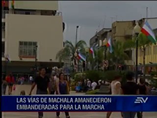 Se alista la marcha en Machala