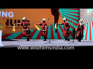 Dance performance by Kung Fu Nuns