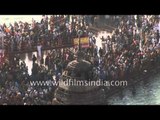 HIndu devotees throng Hai-ki-Pauri during Kumbh Mela, Haridwar