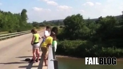 FAIL Blog: Guy dies from falling off a Bridge