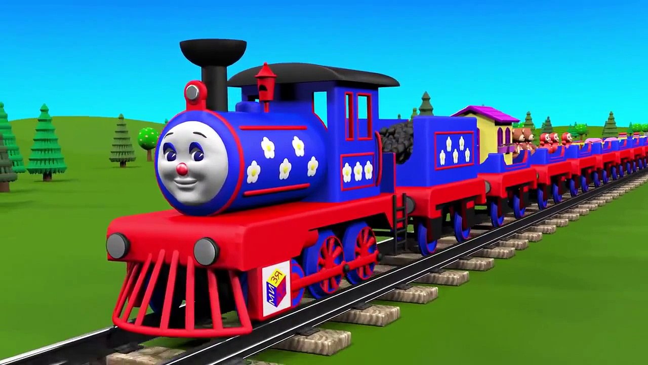 Cartoons for children kids toddlers. Learn to count to 10 with Choo Choo Train.