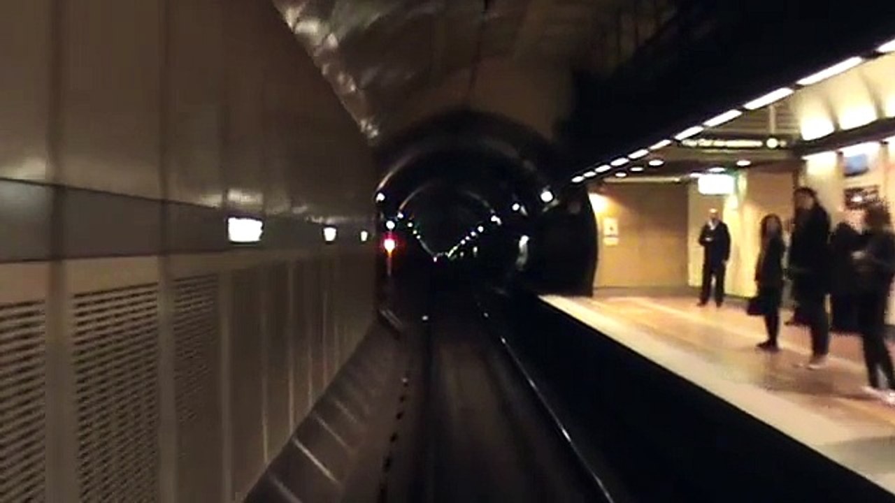 Train drivers view Melbourne underground