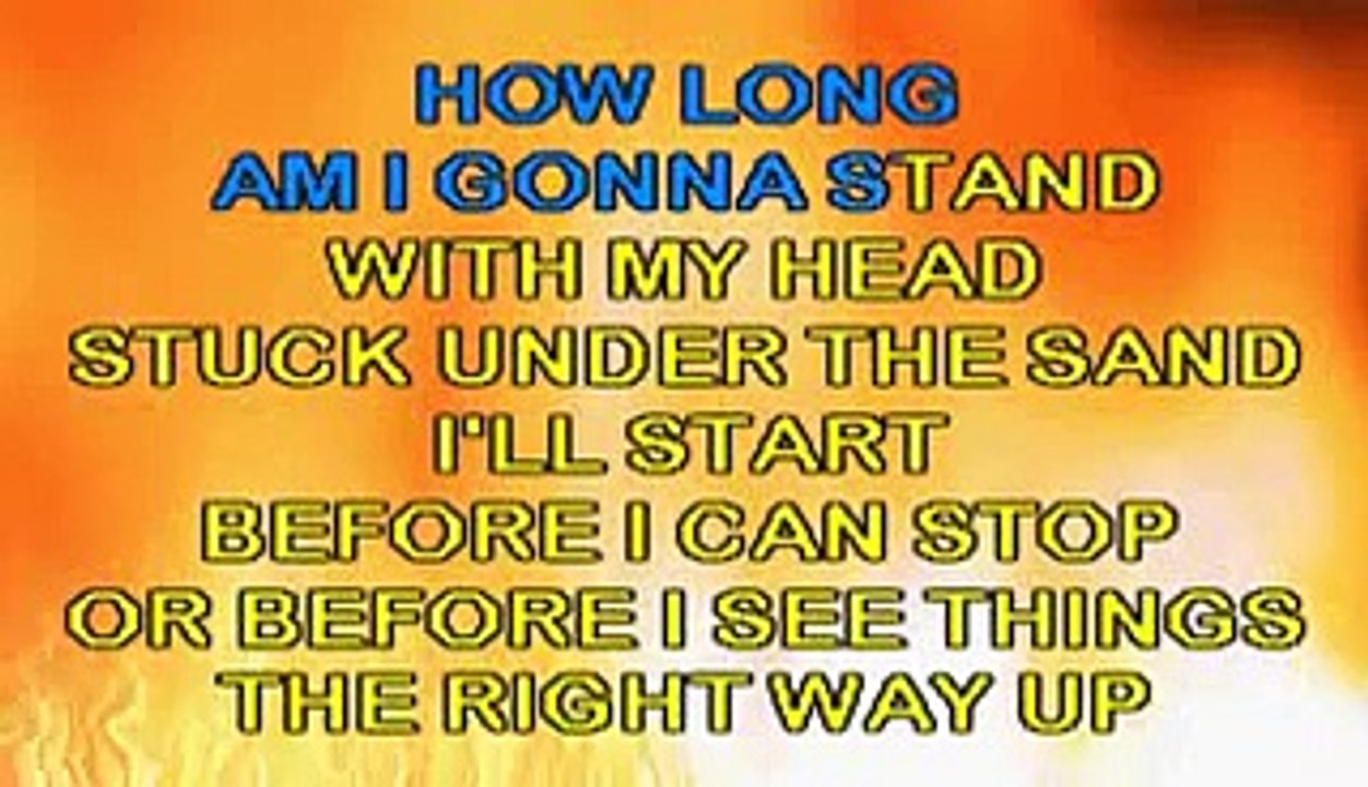 Coldplay Speed Of Sound Karaoke