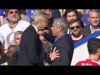 Arsenal Fans React To Wenger v Mourinho Push (Explicit Language)
