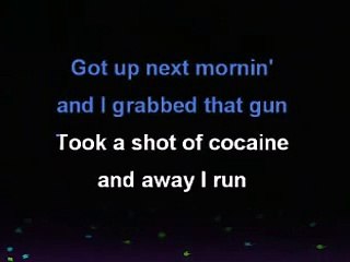 Karaoké Johnny Cash  Cocaine Blues