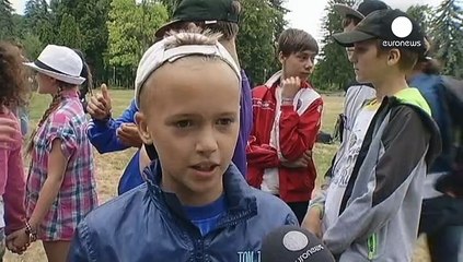 Devrik diktatörün sarayı çocuklar için yaz kampı oldu