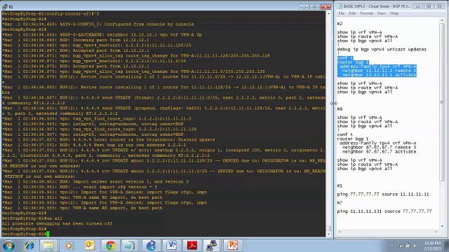 12-BGP PE to CE Routing Sessions