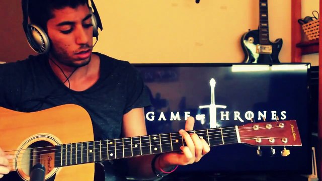 Game of Thrones theme acoustic guitar - משחקי הכס פתיח