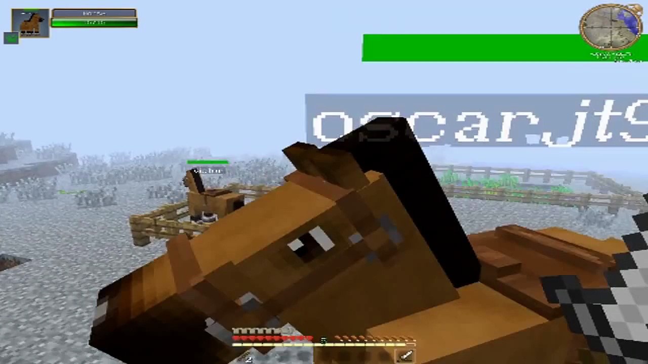 Como Bajar De Un Caballo En Minecraft