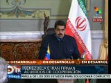 Suscriben Venezuela e Irán diversos acuerdos de cooperación bilateral