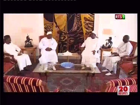 Macky Sall recoit Le président de l'assemblée national et le premier Ministre Bissau Guinnéen