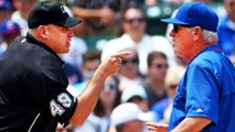 Umpire Charges at Jon Lester on the Mound