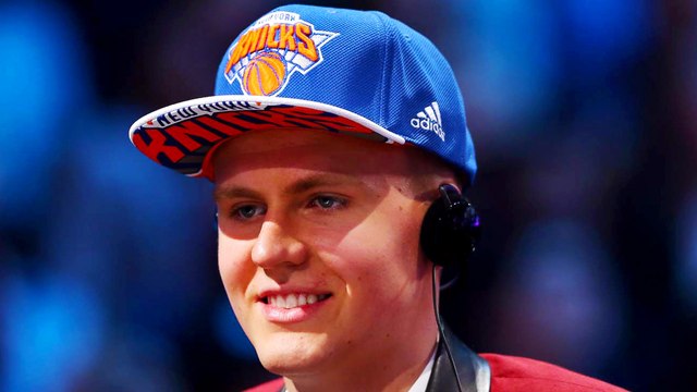 Knicks Fans Didn't Take Too Kindly to Kristaps Porzingis at No. 4