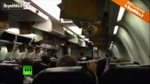 Video filmado por un pasajero en el interior del avión secuestrado de Ethiopian Airlines